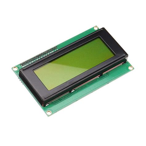20x4 LCD with I2C 2004 Display with Yellow Backlight & IIC/I2C Interfa ...
