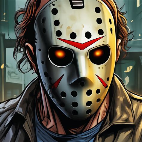 "Comic style, comic, jason voorhees , comic, comic art, comic style ...