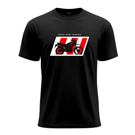 Hero Xpulse Rally Motorcycle T-Shirt - Premium Cotton Black | Chris Cross