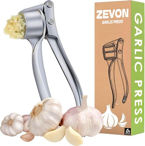 Buy TASKHOUSE Garlic Press Squeezer Presser Stainless Steel Garlic ...