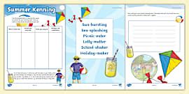 Food Kenning Poem Example and Template - KS2 - Twinkl