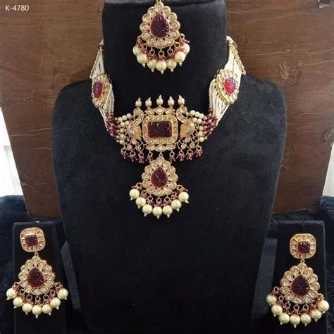 Gold Plated Jewellery - Matt Gold Indian Earrings Manufacturer from Mumbai