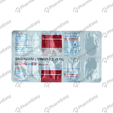 Canditral Sb 65 MG Capsule (10): Uses, Side Effects, Price & Dosage ...