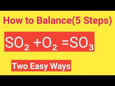 Image result for How to Balance S8 O2 SO3