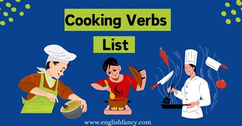 Image result for English Cooking Verbs Examples