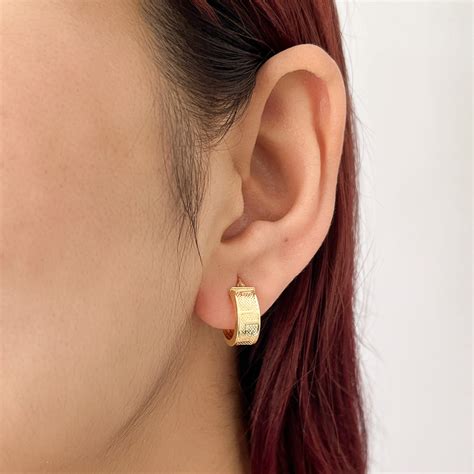 Bold Classic Meander Hoops