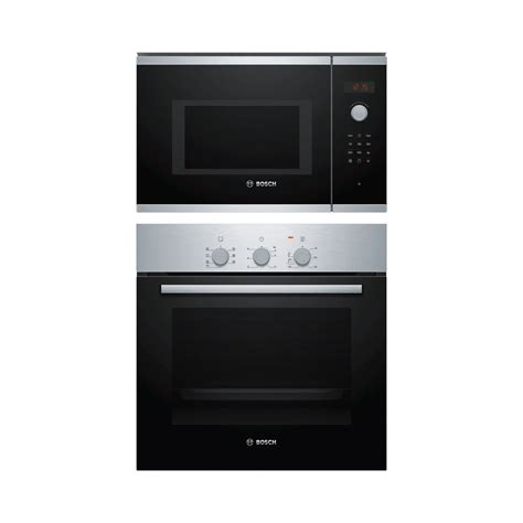 Bosch Built In Oven HBF011BR1I + Bosch Built-In Microwave Series 4 ...