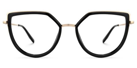 Rosael Geometric Black Glasses | Zeelool Glasses