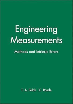 Buy Engineering Measurements: Methods and Intrinsic Errors Book Online ...