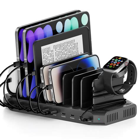 Amazon.com: Unitek Charging Station for Multiple Devices - 140W USB C ...