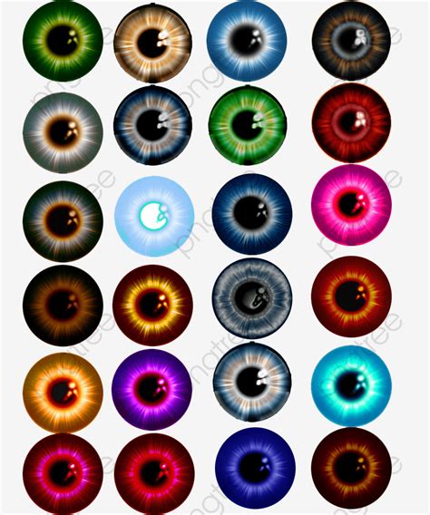 Diferentes Colores De Ojos, Pintado A Mano, Color, Caracteristicas PNG ...