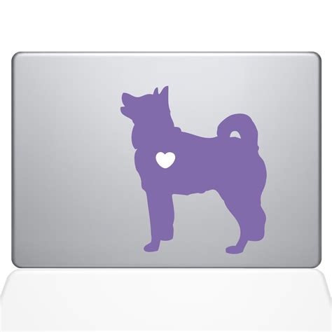 The Decal Guru I Love My Akita Decal Vinyl Sticker, 12" MacBook ...
