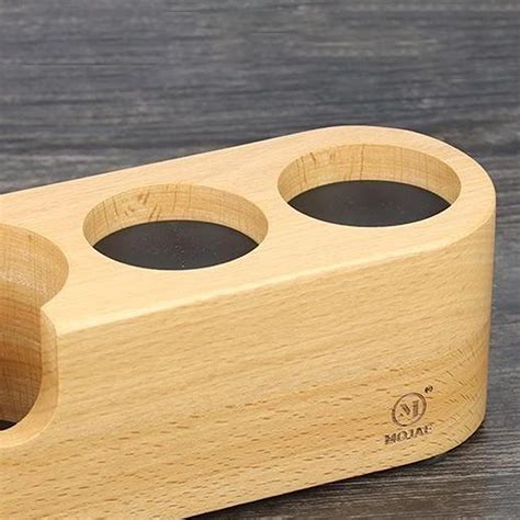 Aswadh Coffee Tamper Stand Wood Tamping Stand Coffee Machine Coffee ...