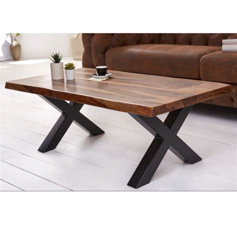 Buy Coffee Table with Metal Base Online in India