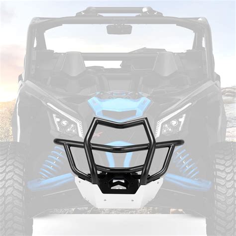 Buy Kanruis Front Bumper for 2017 Can am Maverick X3, Heavy-duty Steel ...