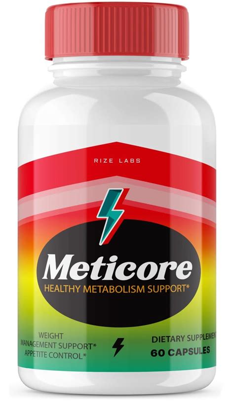 Meticore Weight Loss Supplement Total Body Wellness Capsules Used To ...