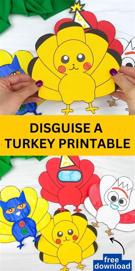 Disguise A Turkey Printable [Freebie] | Turkey disguise project, Turkey ...