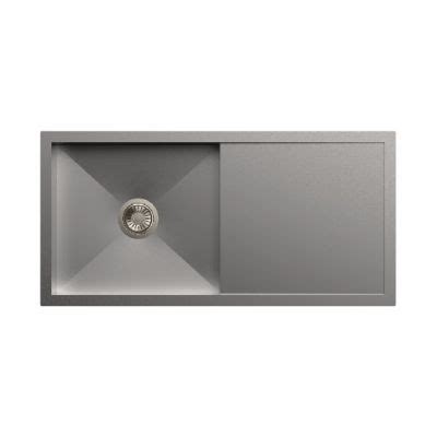 Carysil Quadro Classic Single Bowl SS-304 Kitchen Sink with Drainer ...