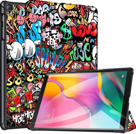 Robustrion Smart Trifold Hard Back Flip Stand Case for Samsung Tab A 10 ...