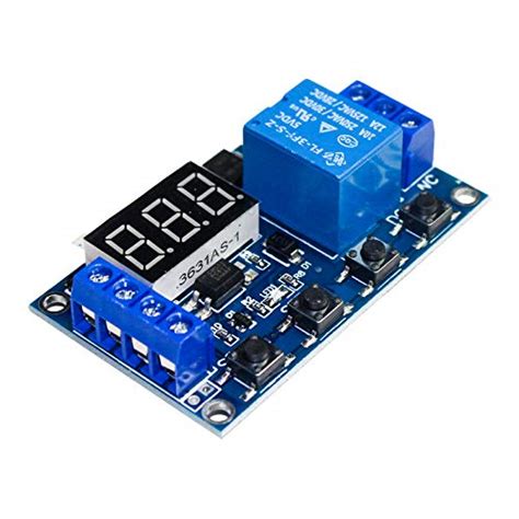 6-30V 1-Channel Power Relay Module with Adjustable Timing Cycle | Robodo