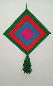 suukoon handmates Haldi mehndi function decoration woolen kite wall ...