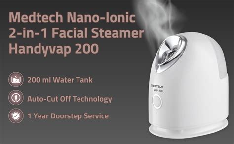 MEDTECH Handyvap Vap-200 Steamer For Cold & Cough|Vapourizer & Steamer ...