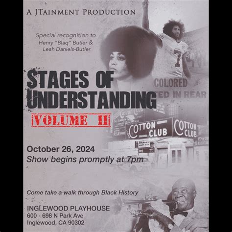 Stages Of Understanding: Volume II - Support Black Theatre