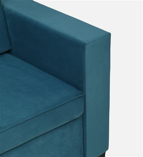 GOA Three Seater Upholstered Sofa Velvet - 12 Months Warranty – Ganpati ...