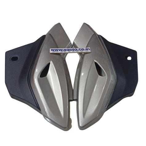 Side Panel for Bajaj Pulsar 150 | Digital Model | With Jaali | Silver