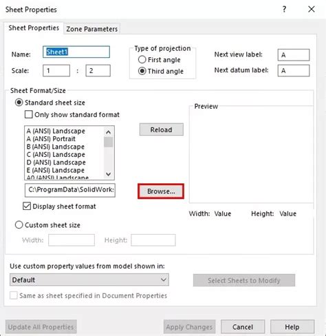 SolidWorks Drawing Sheet Format 的图像结果