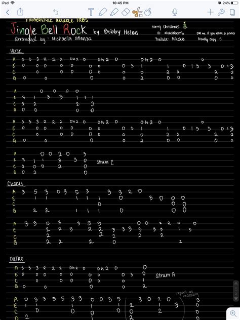 Jingle Bells Rock Ukulele Chords Easy at Benjamin Whitley blog