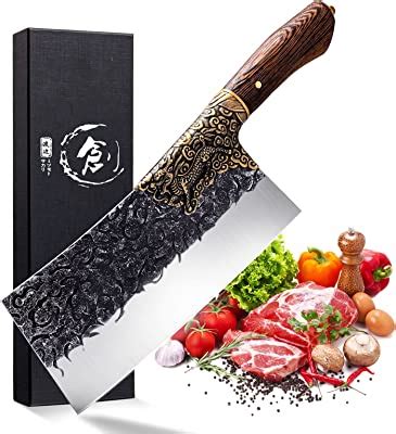 Buy SANNKA Kiritsuke Chef Knife 8-inch, Damascus Chefs Knife Japanese ...