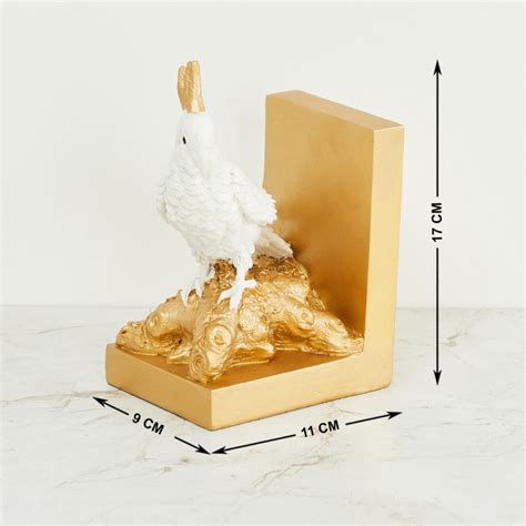 Buy Eternity Textured Macaw Bookend from Home Centre at just INR 899.0