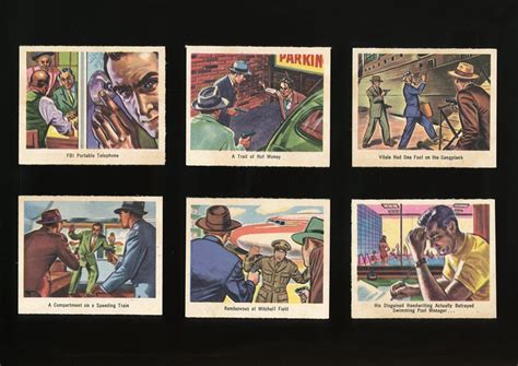 Lot Detail - 1949 Bowman America Salutes The FBI High Grade Complete Set