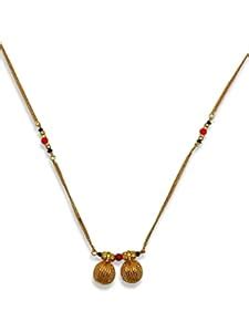 Buy Digital Dress Room Long Mangalsutra Designs Gold Plated Necklace ...