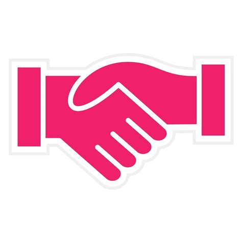 Vector design handshake icon style | Premium Vector