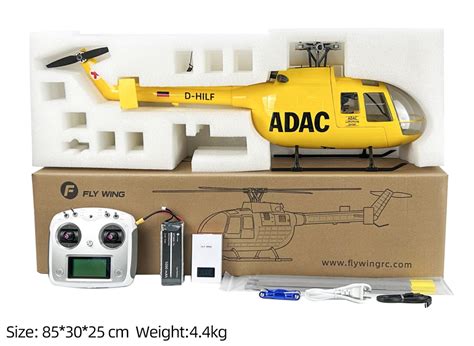 Flywing BO-105 Universal RC Helicopter PNF - The best place for RC cars ...