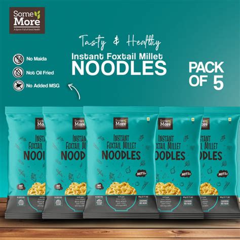 Instant Millet Noodles - 60gms – Some More Foods