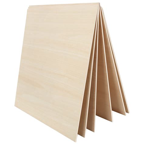 Buy 6 Pcs 3mm Baltic Birch Plywood 1/8" x11.8"x 11.8” Plywood Board for ...