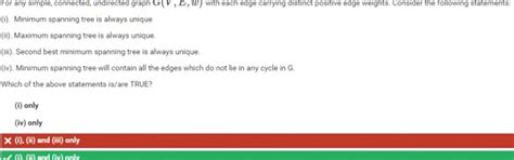 Algorithms: choose the correct one |testbook testseries