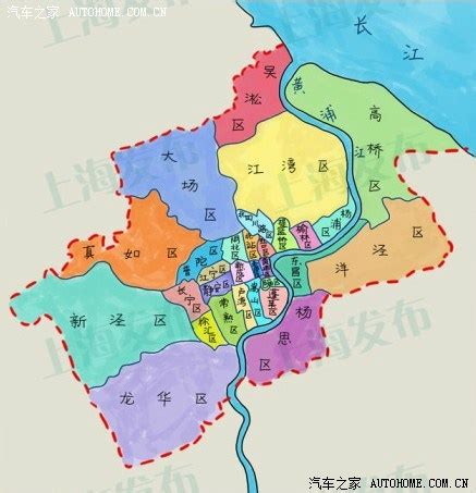 上海行政区域规划图 - 威震天1 - 博客园