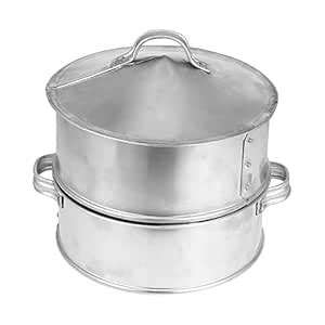 UPKOCH Aluminium Alloy Steamer Basket Dumpling Steamer for Cooking Dim ...