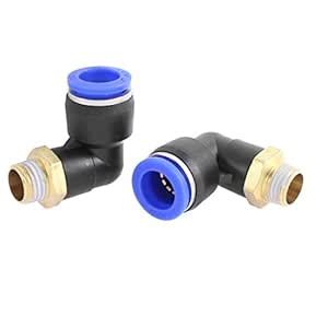 BIG BOOM® 1/4BSP Male to 12mm Tube Elbow Connectors Quick Connect ...
