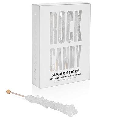 CandyEnvy White Rock Candy Sugar Sticks - Original Sugar India | Ubuy
