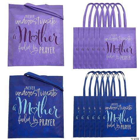 15" x 17" Large Never Underestimate a Mother Fueled by Prayer Nonwoven ...