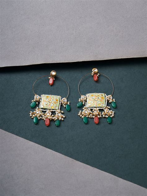 Buy Multicolor Handcrafted Metal Layered Necklace | DGNL22046/DST8 ...