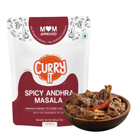CURRYiT Instant Andhra Mutton Curry Paste | Just Add Mutton, Chicken ...