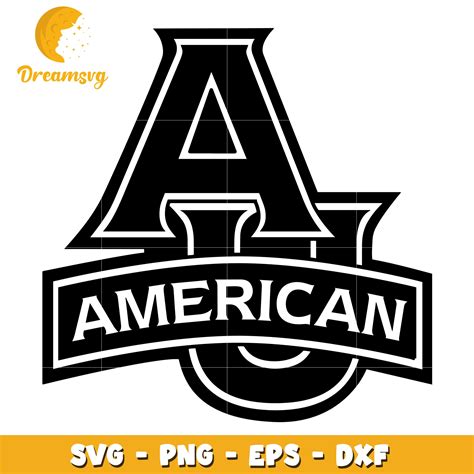American University Logo SVG Design for DIY Projects and Crafts ...