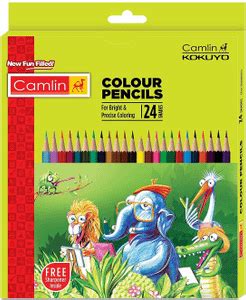 Flipkart.com | Kokuyo Camlin Art creation 24 Shaped Color Pencils