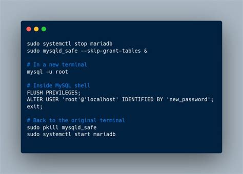 Image result for How to Reset Your MySQL Password
